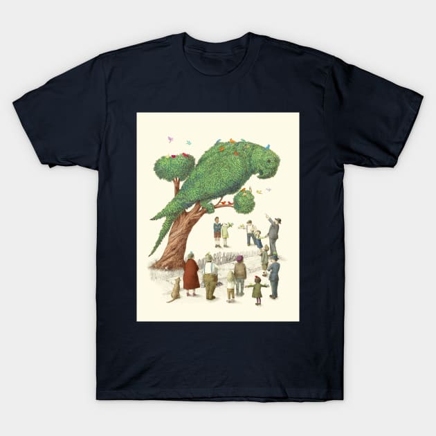 The Parrot Tree T-Shirt by Terry Fan